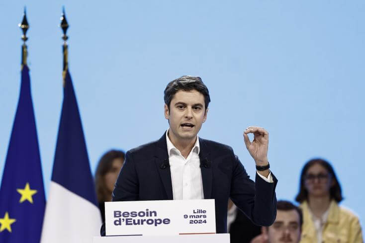 Gabriel Attal promet un « tournant » dans la campagne européenne du camp présidentiel