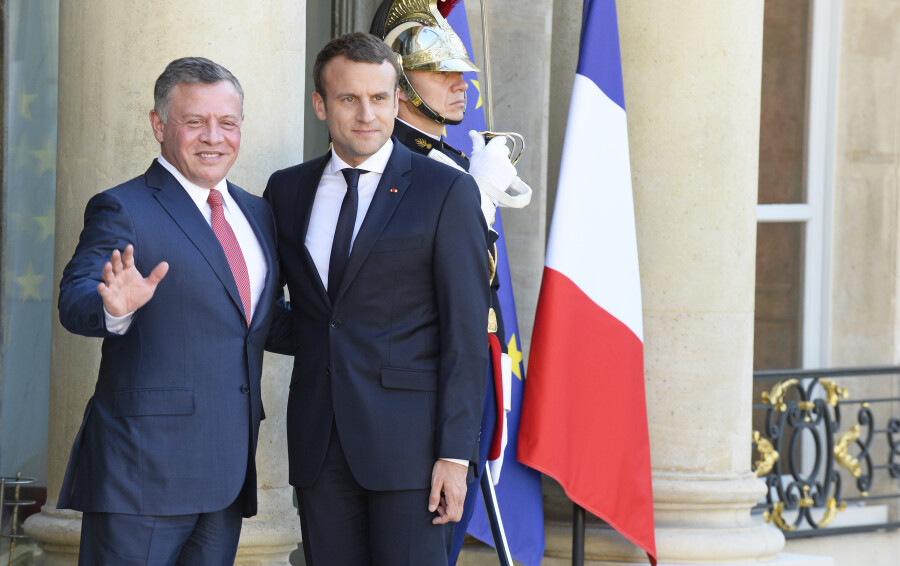 Une rencontre significative entre Emmanuel Macron et le Roi Abdallah II en Jordanie