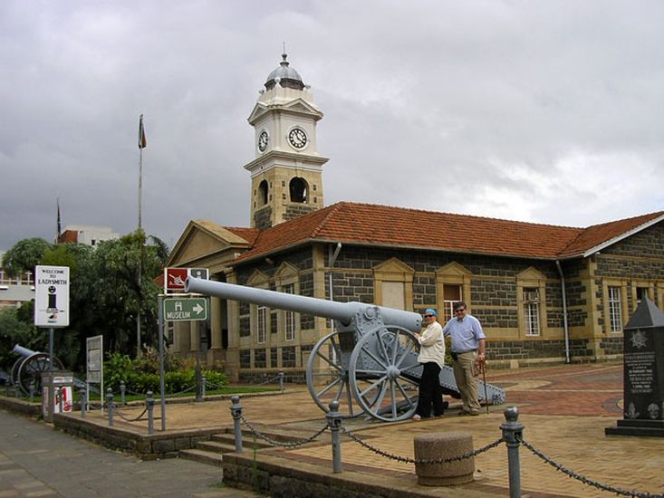 Ladysmith, Afrique du Sud : sécurité dans une ville historique