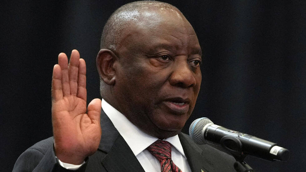 Cyril Ramaphosa réélu président de l’Afrique du Sud