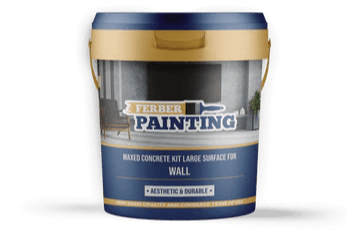 Transformez vos murs avec le kit béton ciré mur grande surface de Ferber Painting