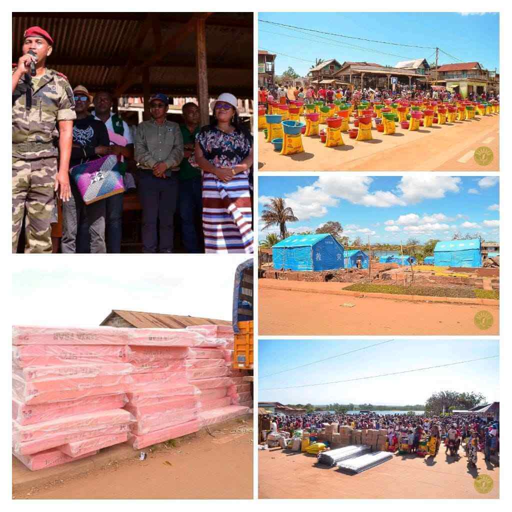 Solidarité nationale à Manambondro : le gouvernement malgache aux côtés des sinistrés de l’incendie